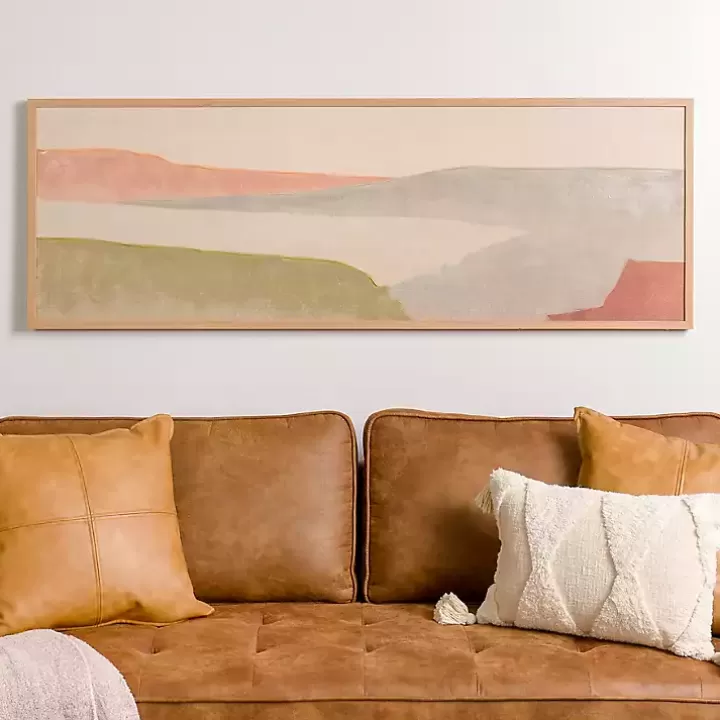 Hot Abstract Desert Framed Art Print Framed Art
