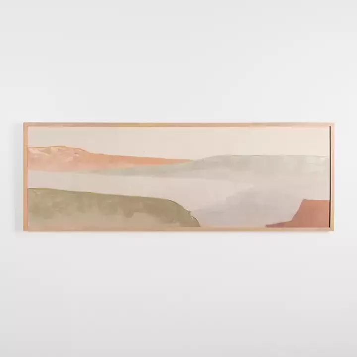 Hot Abstract Desert Framed Art Print Framed Art