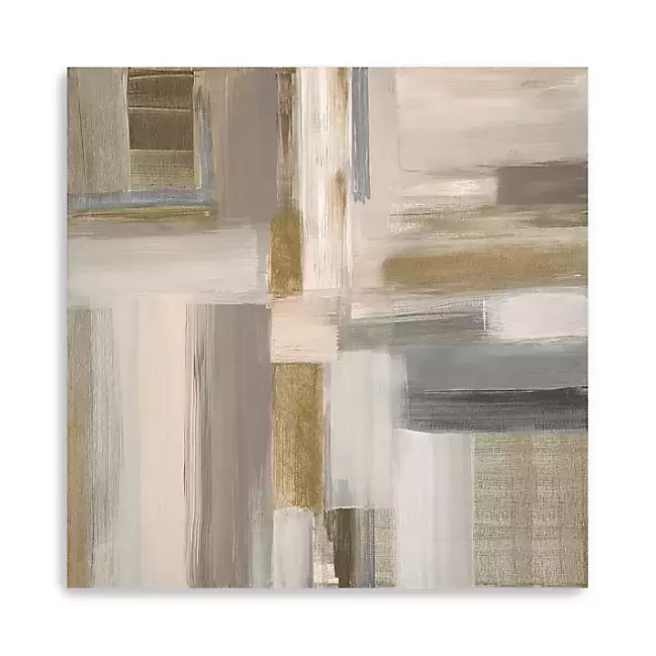 Online Abstract Fields I Canvas Art Print, 40x40 in. Canvas Art