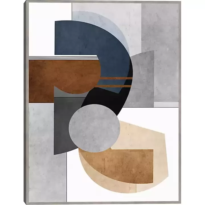 Fashion Abstract Organic Shapes Framed Canvas Art Print Canvas Art