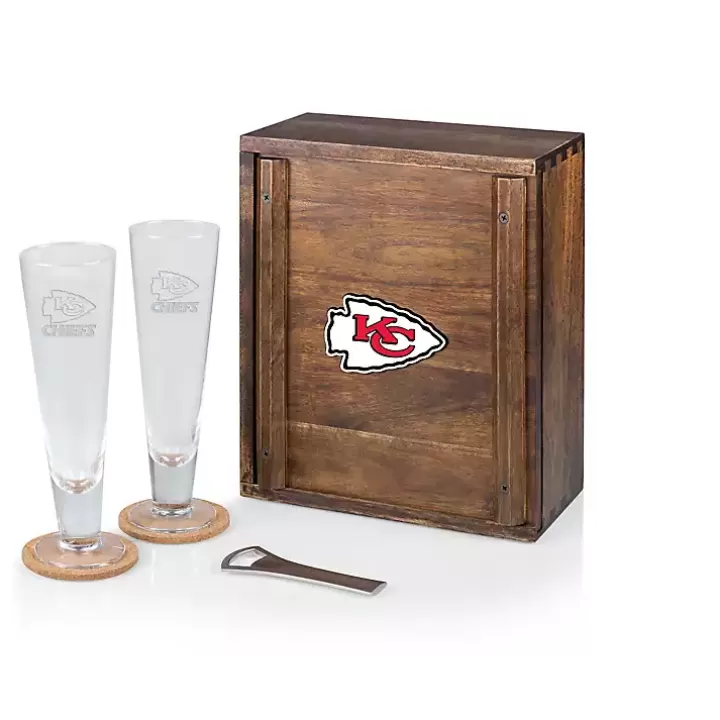Sale Acacia Kansas City Chiefs Beer Glass Set Barware