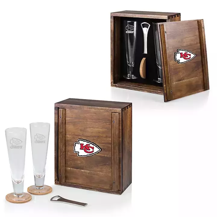Sale Acacia Kansas City Chiefs Beer Glass Set Barware