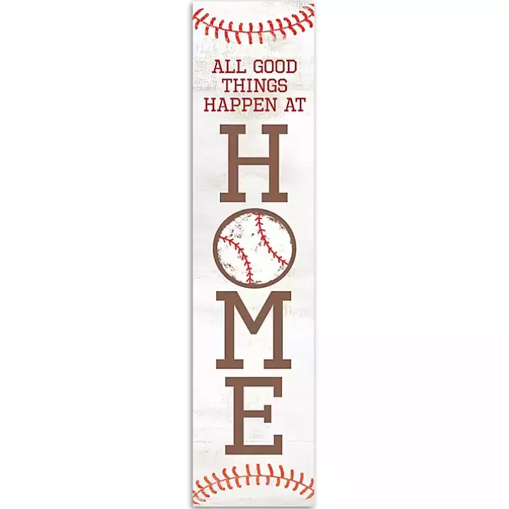 New All Good Things Baseball Porch Board Garden Decor