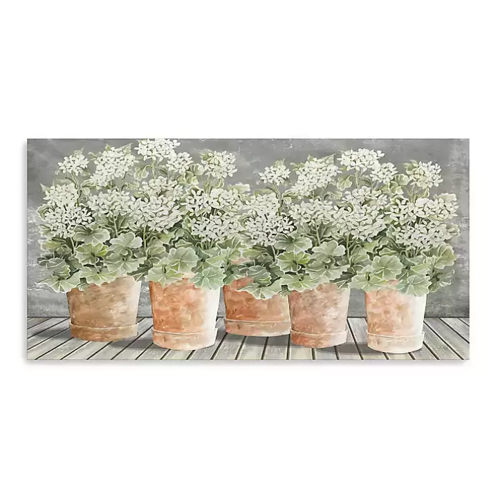 Cheap All In a Row II Floral Canvas Art Print Canvas Art