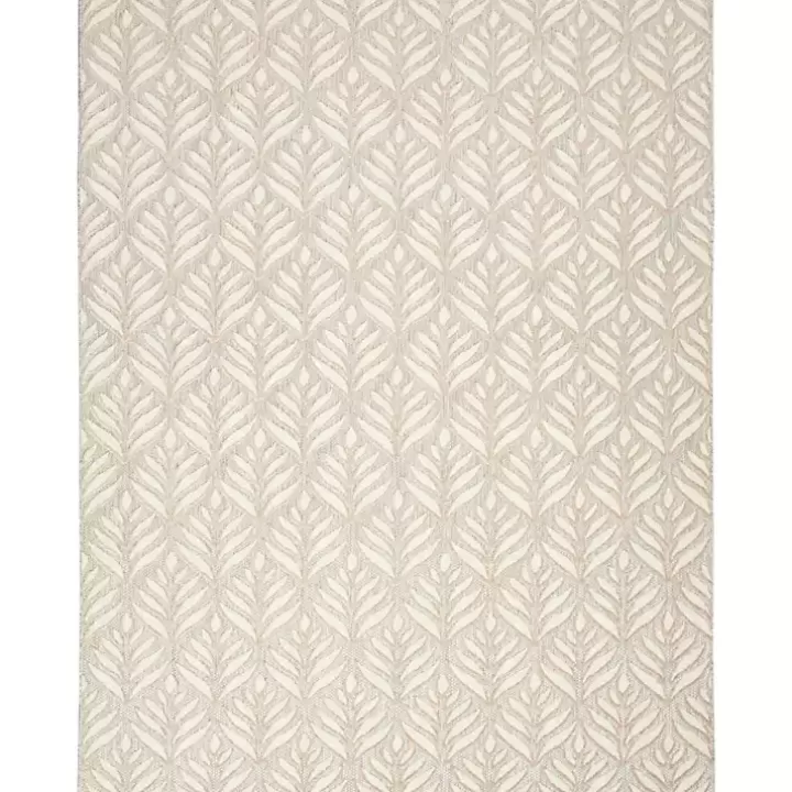Online Aloha Ivory Botanical Indoor/Outdoor Area Rug, 3x5 Outdoor Rugs