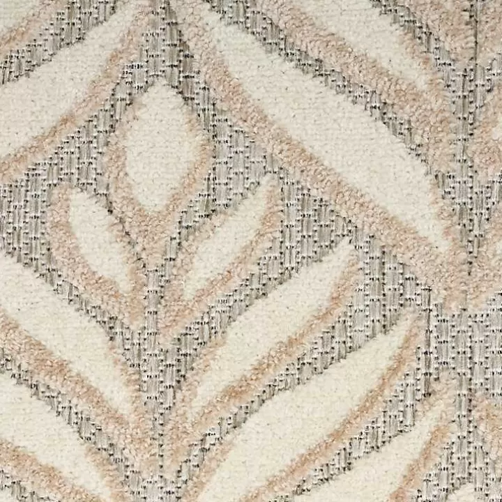 Online Aloha Ivory Botanical Indoor/Outdoor Area Rug, 6x9 Outdoor Rugs