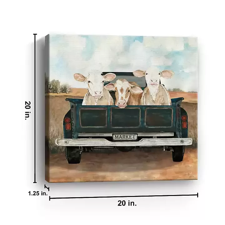 Discount Along for the Ride Canvas Art Print, 20x20 in. Canvas Art