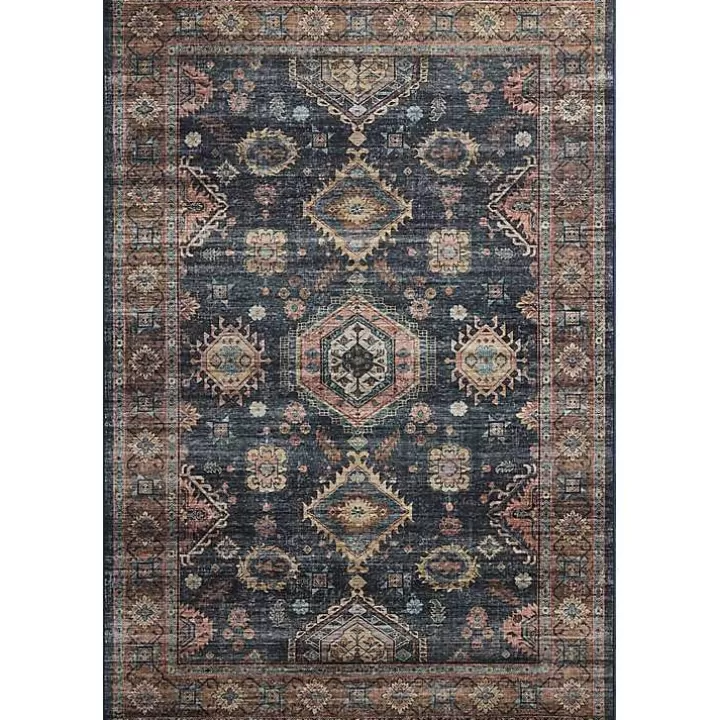 Hot Anniston Denim Sunset Accent Rug, 2x4 Accent Rugs