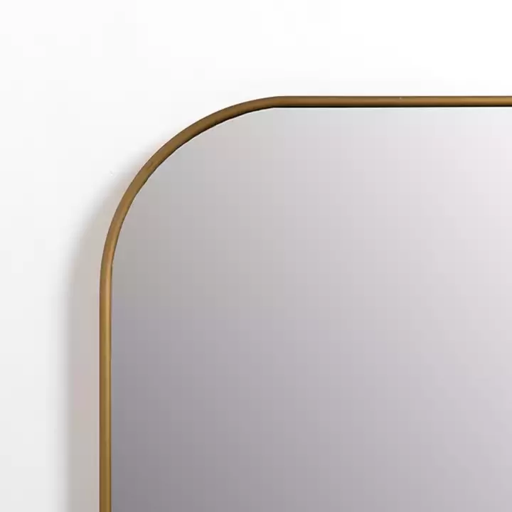 Shop Antique Brass Nouveau Wide Arch Wall Mirror Framed Mirrors