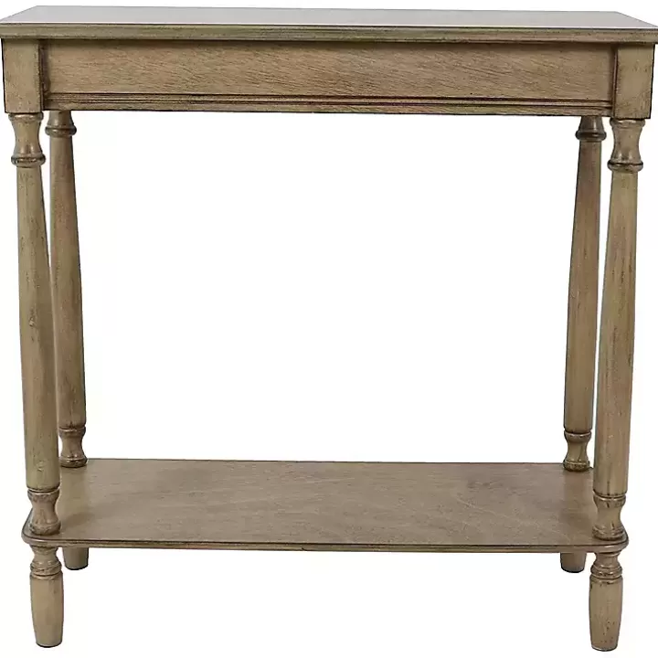 Outlet Antique Rectangular Console Table Console Tables