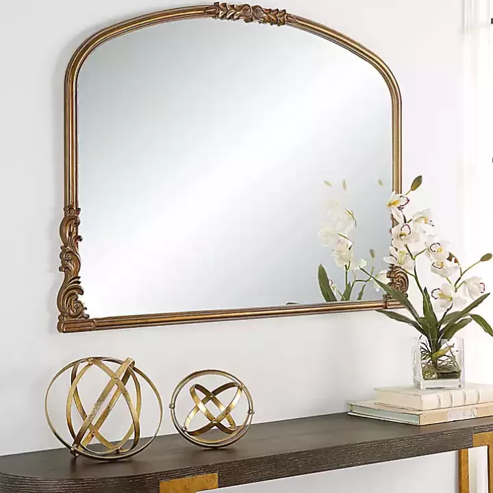 Shop Antique Baroque Arched Wall Mirror Decorative Mirrors