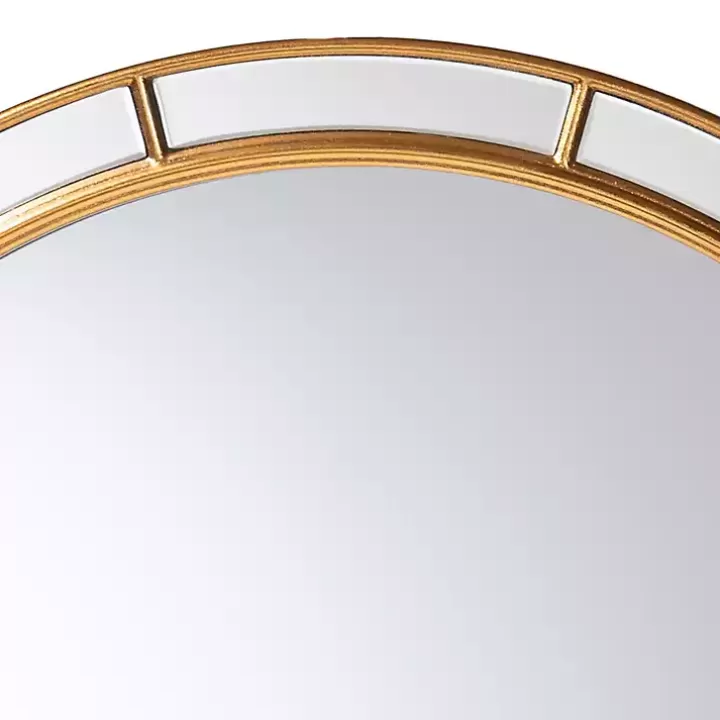 New Antique Goldleaf Round Wall Mirror Decorative Mirrors