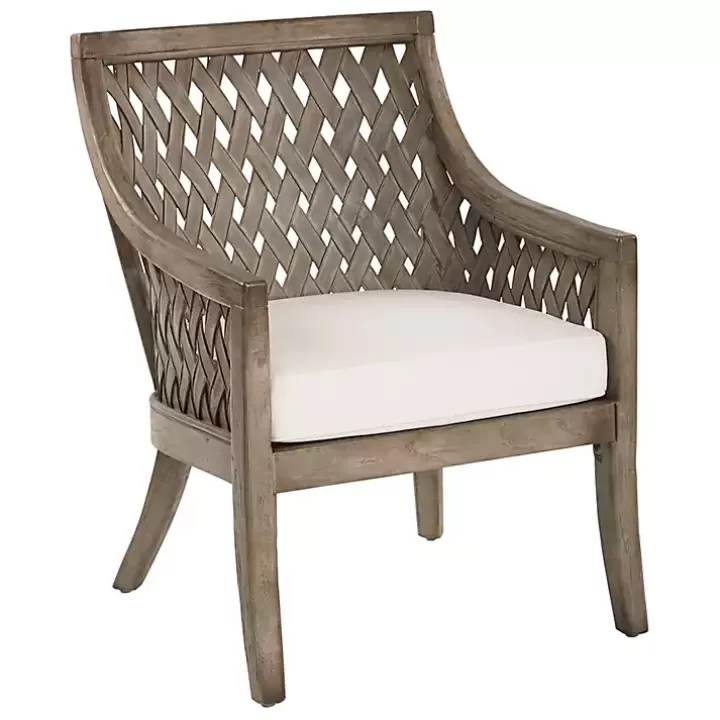 Flash Sale Antique Preston Woven Accent Chair Accent Chairs