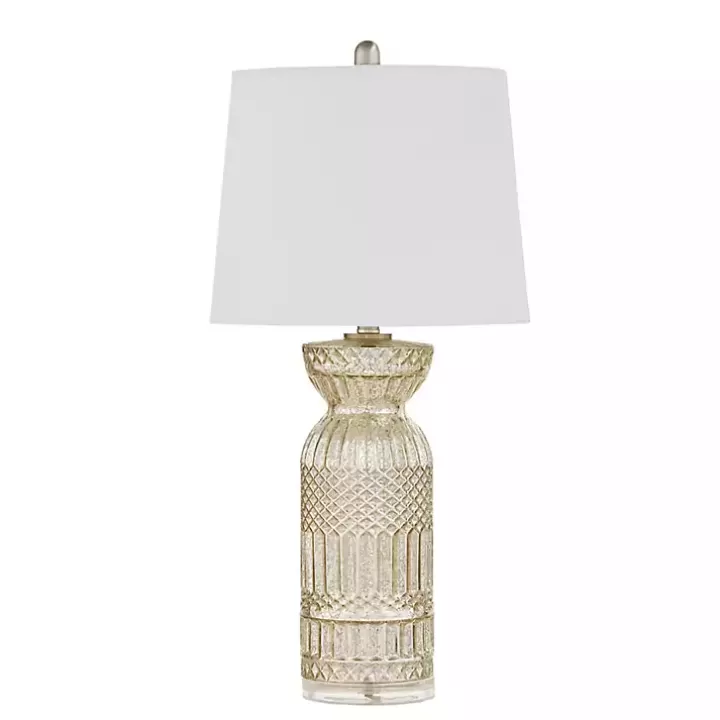 Online Antique Textured Glass Luxuria Table Lamp Table Lamps