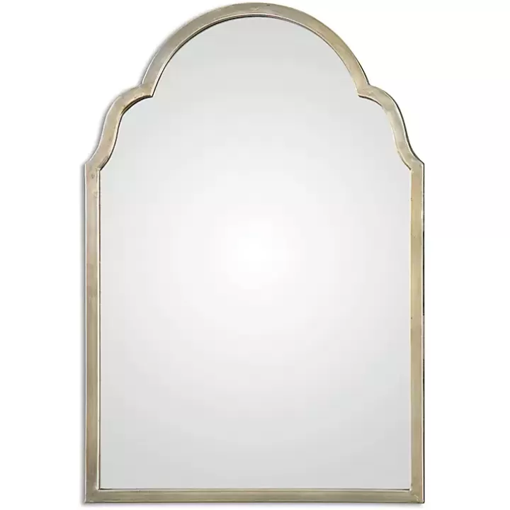 Online Antiqued Silver Champagne Arched Mirror Framed Mirrors