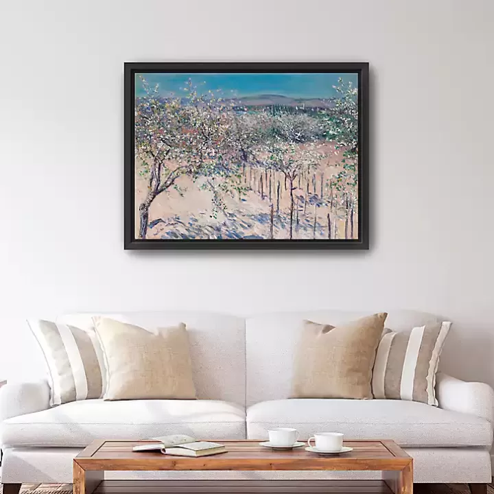 Cheap Apple Orchard in Bloom Canvas Art Print, 42x32 in. Canvas Art