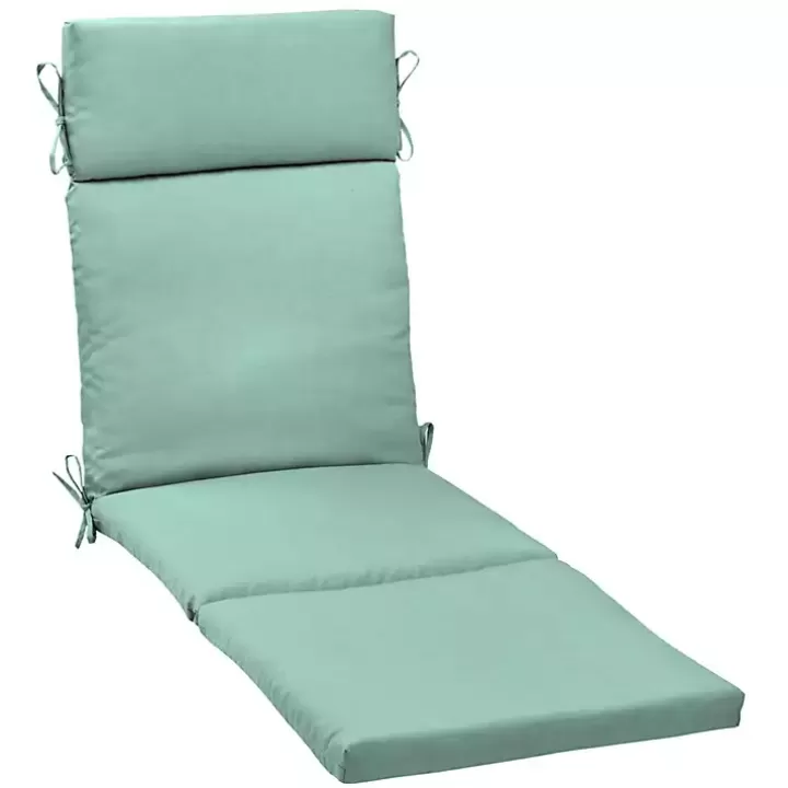 Sale Aqua Leala Texture Outdoor Chaise Cushion Outdoor Cushions & Pillows