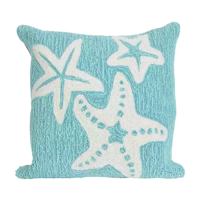 Best Sale Aqua Sea Gems Outdoor Throw Pillow Outdoor Cushions & Pillows