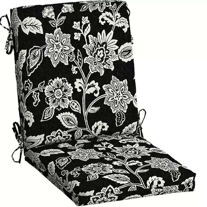 Store Ashland Jacobean Luxe Outdoor Dining Chair Cushion Outdoor Cushions & Pillows