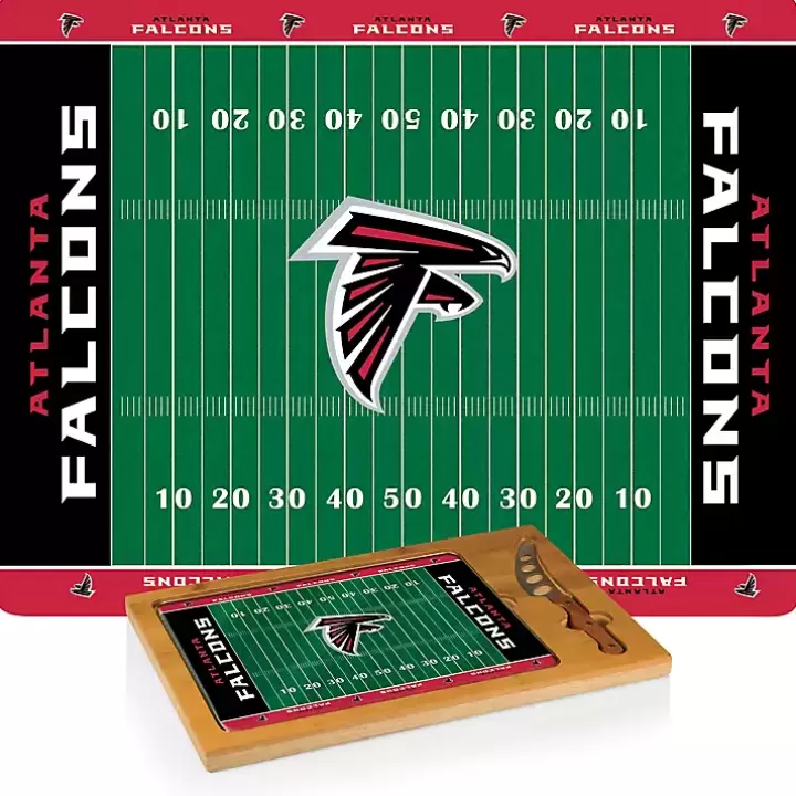 Discount Atlanta Falcons Cutting Board & Knife Set Serving & Entertaining