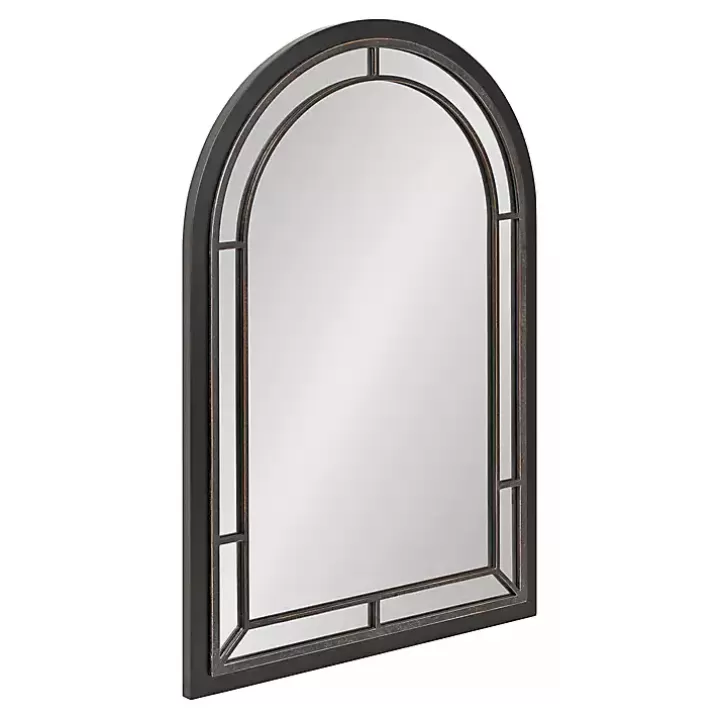 Store Audubon Wood Arch Wall Mirror, 24x36 in. Decorative Mirrors