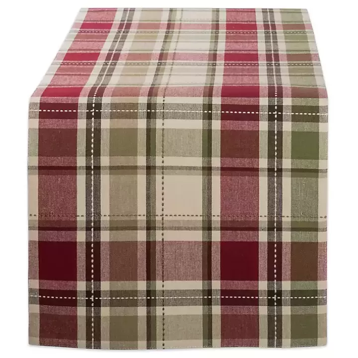 Shop Autumn Harvest Plaid Table Runner Table Linens