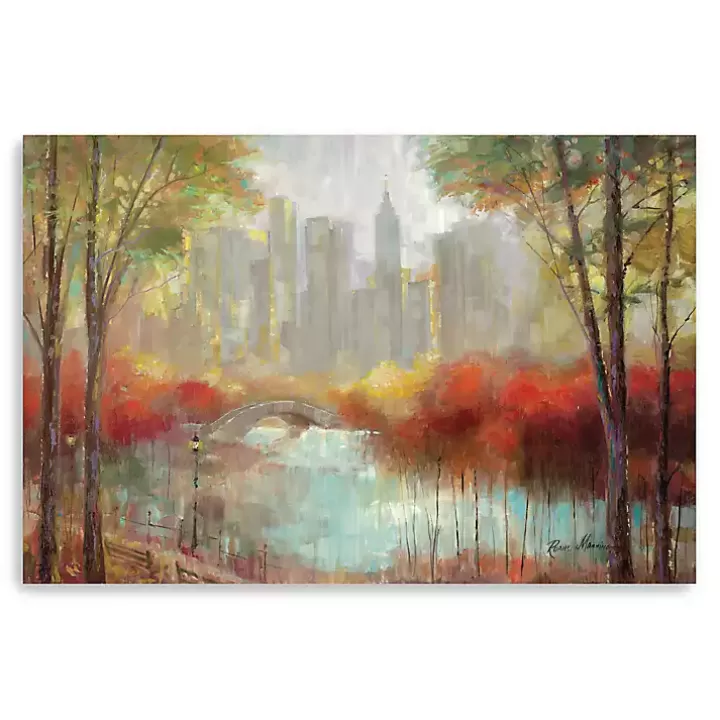 Clearance Autumn in the City Canvas Art Print, 60x40 in. Canvas Art