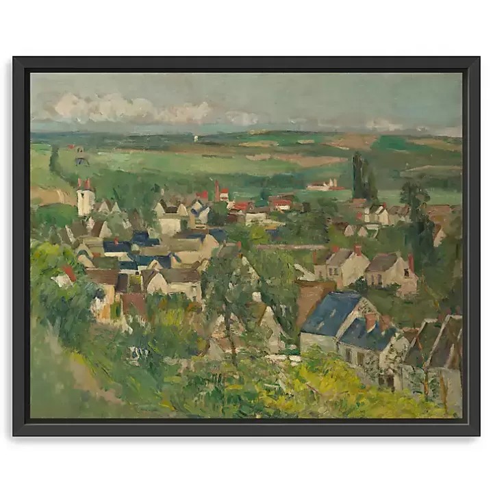 Best Sale Auvers, Panoramic View Framed Canvas Art Print Canvas Art