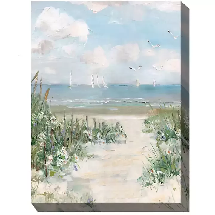 New Balmy Ocean Breeze Outdoor Canvas Art Print Outdoor Wall Decor