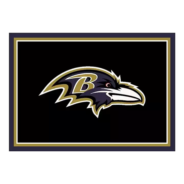 Outlet Baltimore Ravens Area Rug, 4x6 Area Rugs