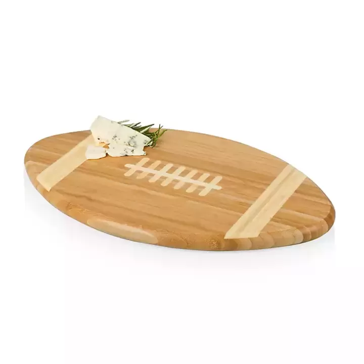 New Bamboo Football Cutting Board Serving & Entertaining