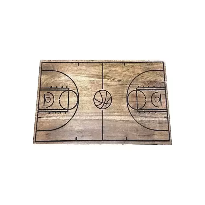 Best Basketball Court Wooden Serving Board Serving & Entertaining