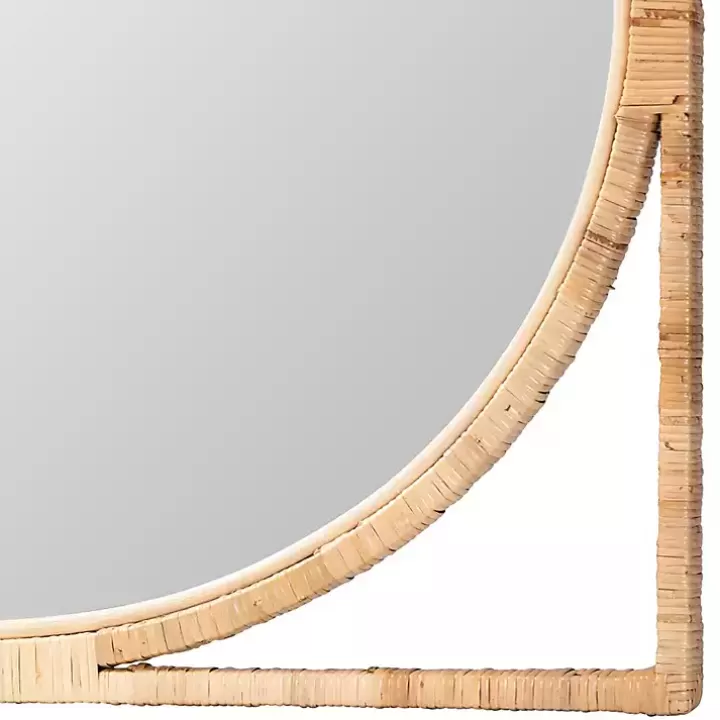 New Bayan Natural Rattan Wall Mirror Decorative Mirrors