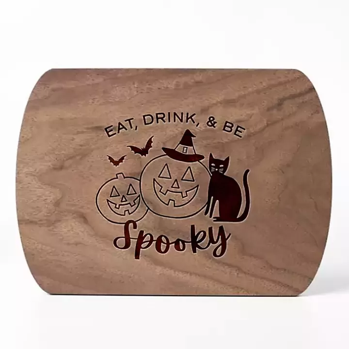 Fashion Be Spooky Walnut Halloween Cutting Board Serving & Entertaining