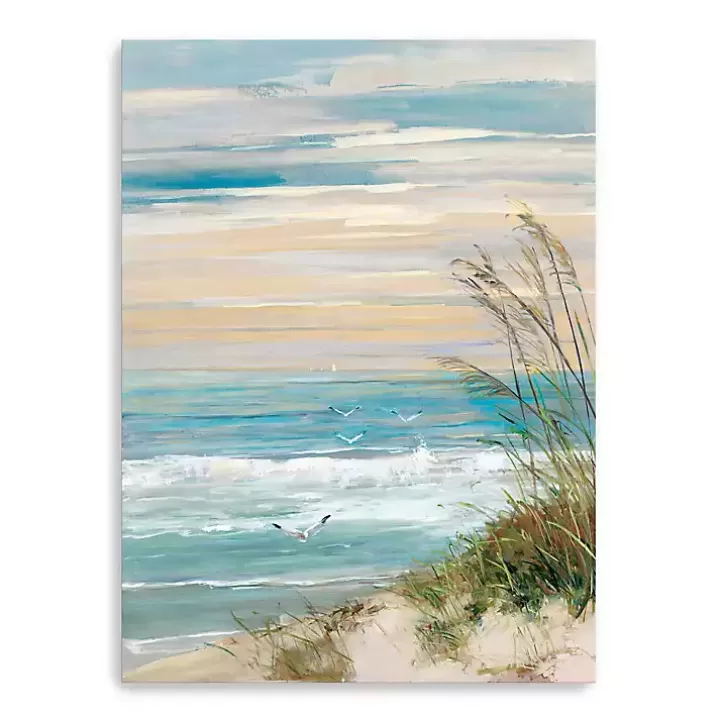 Store Beach at Dusk Canvas Art Print, 30x40 in. Canvas Art