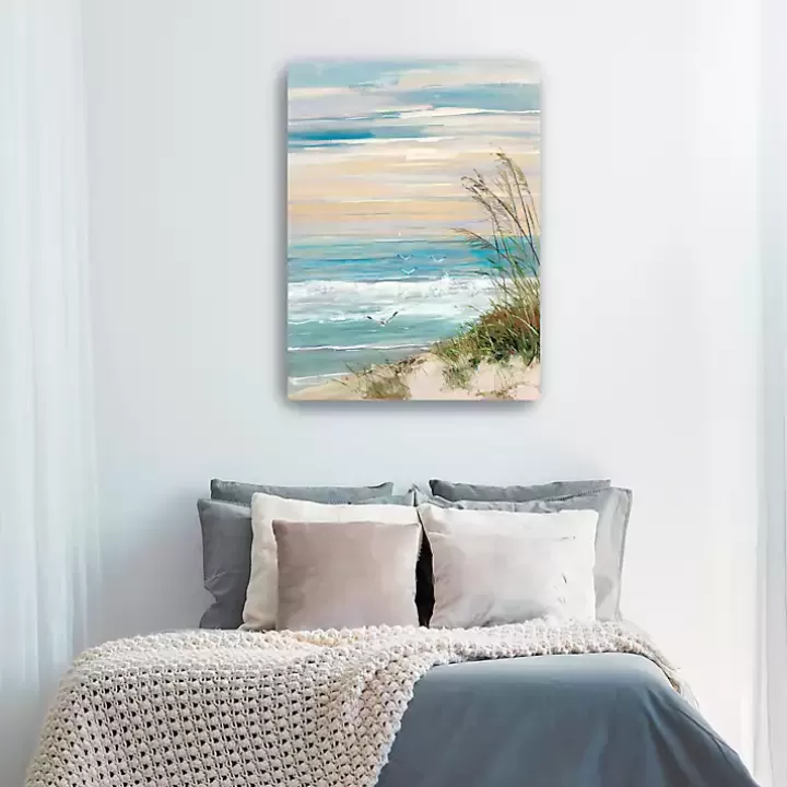 Store Beach at Dusk Canvas Art Print, 30x40 in. Canvas Art