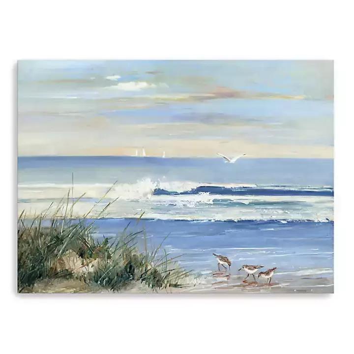 Cheap Beach Combers Giclee Canvas Art Print, 48x36 in. Canvas Art