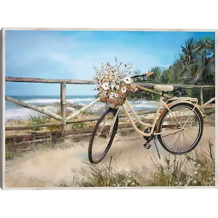 Store Beachside Ride Framed Canvas Art Print Canvas Art