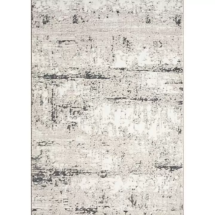 New Beige Gray Indoor Area Rug, 7x9 Area Rugs