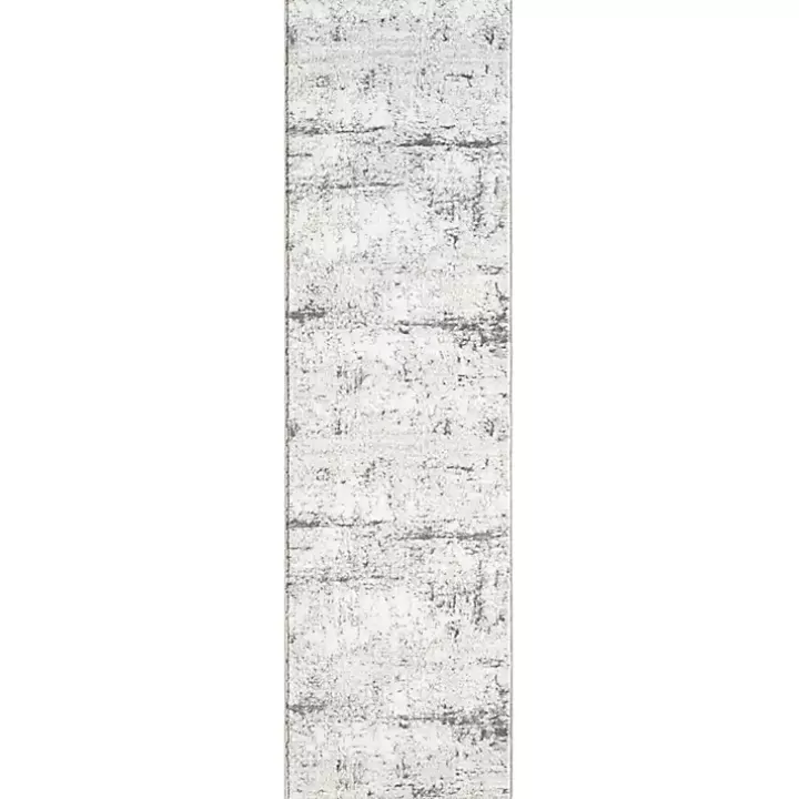 Fashion Beige Gray Indoor Runner, 2x7 Area Rugs