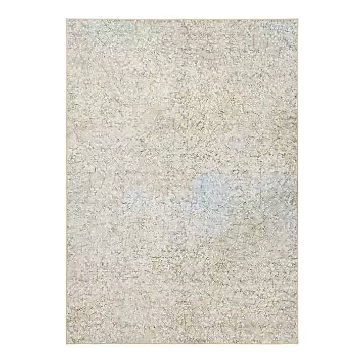 Clearance Beige Sotho Washable Area Rug, 5x7 Area Rugs