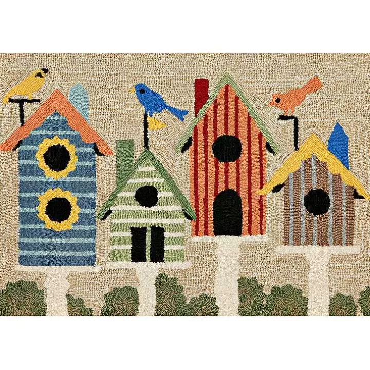 Outlet Birdhouses Scatter Rug Doormats