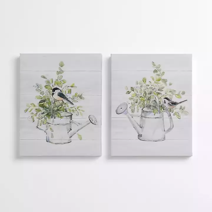 Cheap Birds on Water Pitcher Canvas Art Prints, Set of 2 Canvas Art