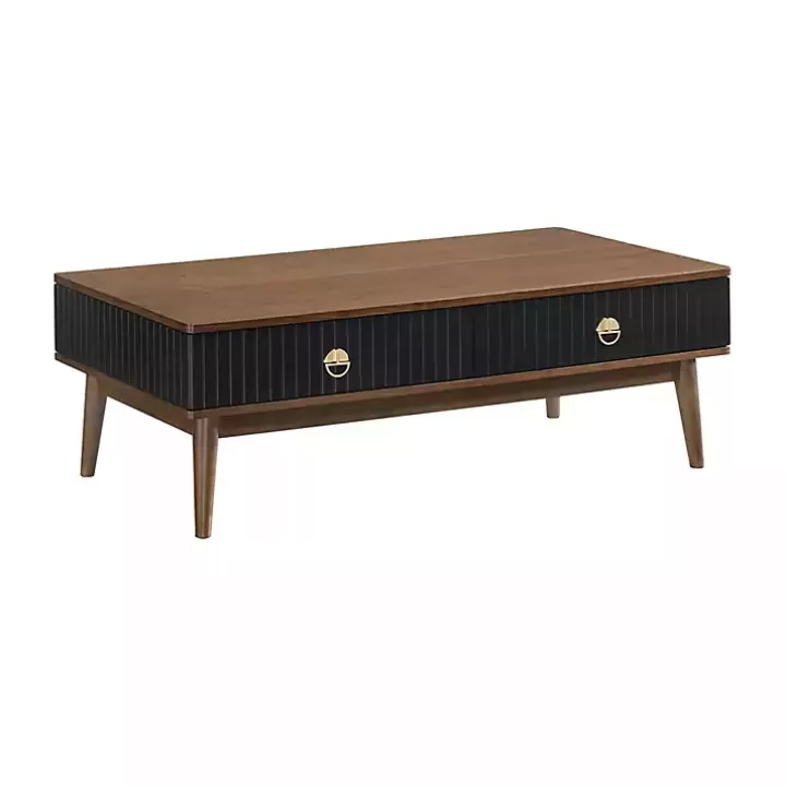 Hot & Walnut Soft-Close Wood Coffee Table Coffee Tables