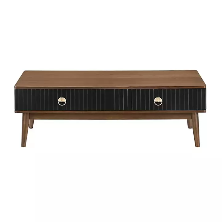 Hot & Walnut Soft-Close Wood Coffee Table Coffee Tables