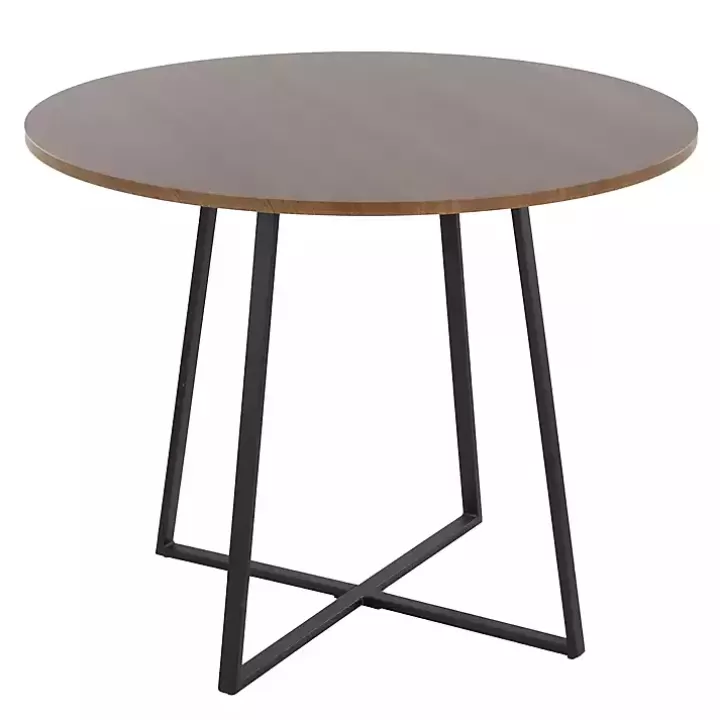 Best Black and Canary Cosmo Round Dining Table Dining Tables