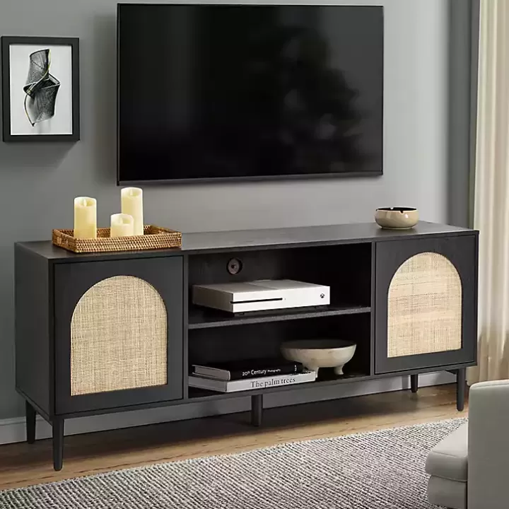 Cheap and Natural Rattan Media Cabinet Tv Stands & Media Consoles