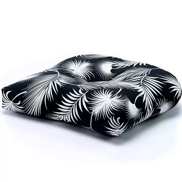 Fashion and White Floral Outdoor Chair Cushion Outdoor Cushions & Pillows