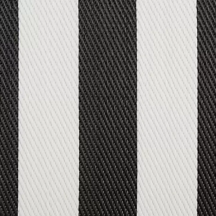 Online Black and White Rugby Stripe Outdoor Area Rug, 5x8 Outdoor Rugs