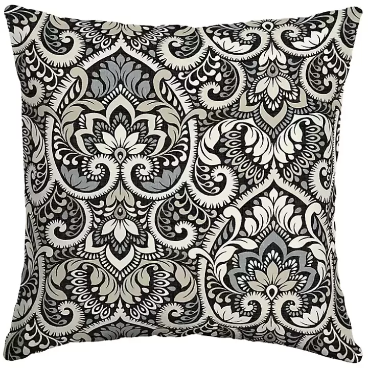 Hot Aurora Damask Outdoor Pillow Outdoor Cushions & Pillows